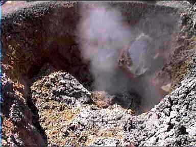 Hot steam coming out of this Volcancito