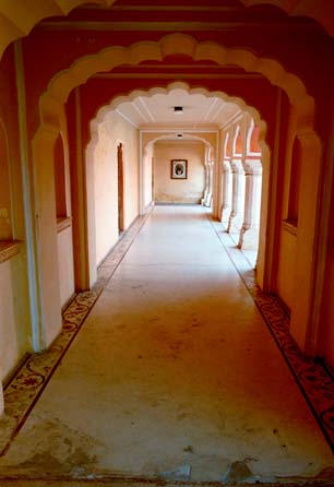 A hallway at City Palace