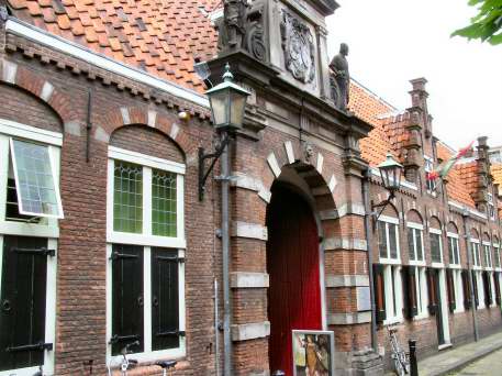 Entrance of the Frans Hals Museum, a former almshouse where he spent his final years