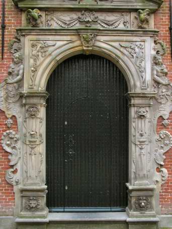 Door of the alms house