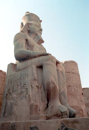 Statue of Ramses at Luxor