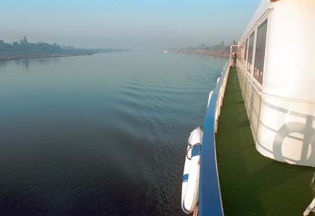 The Nile viewed from the boat