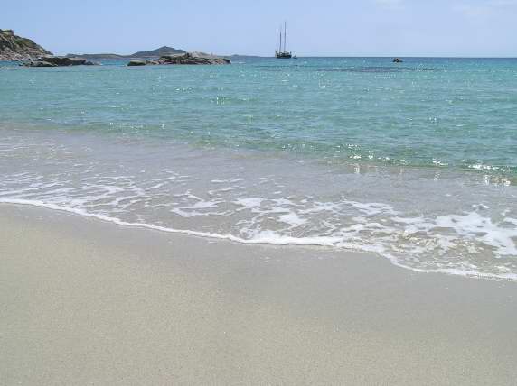 A pristine beach off Villasimius