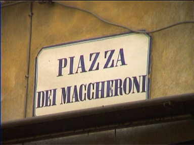 Didn't know Maccheronis were so popular around here that a square got named for them...