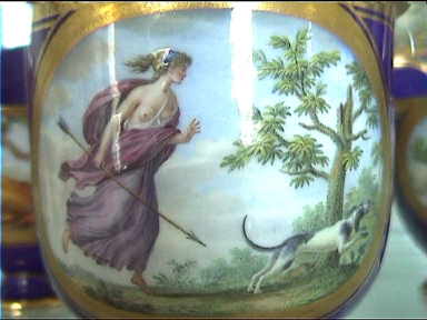 One of the many Sevres pieces in the porcelain museum