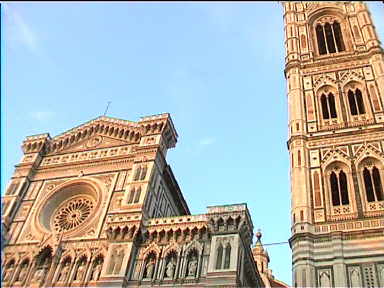 The cathedral and Campanile (Bell Tower)