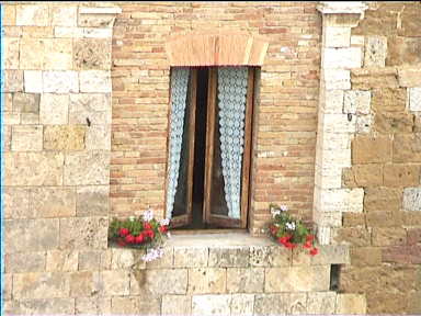 San Gimignano window
