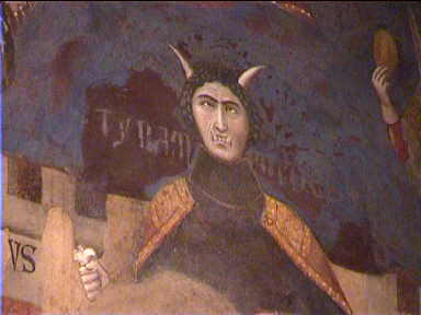 Depiction of "bad government" in a fresco in Palazzo Pulbico