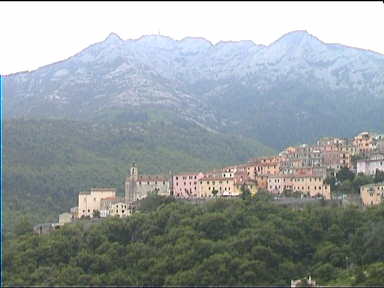 A hilltop town in Campo Nell'Elba