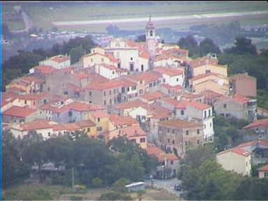 A town near Marina di Campo. The airstrip is nearby