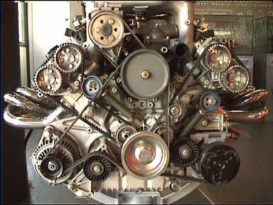 Lots of gears on this Ferrari engine