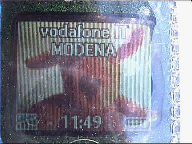 My mobile phone says we're now in Modena