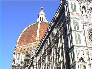 The gigantic Cathedral of Florence