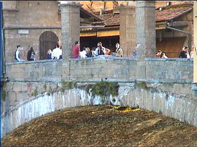 The middle of Ponte Vecchio