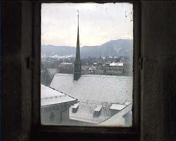 View out of the Grossmünster tower