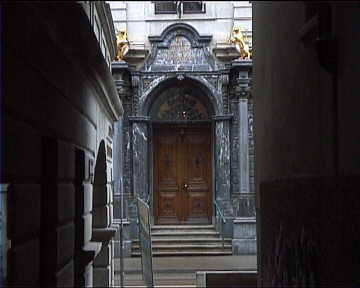 Entrance to the Rathaus