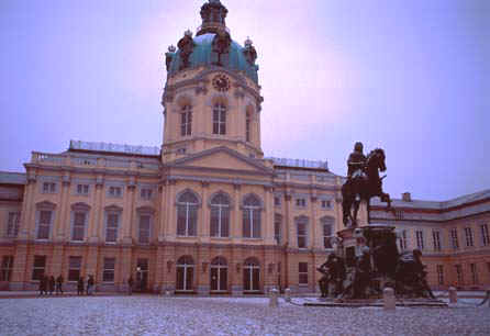 Schloss Charlottenburg, completed in 1699. Just next door is the Egyptian Museum