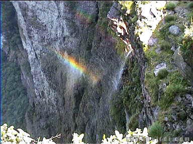 Top of Fumaça with rainbow