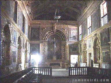 Capela Dourada in Igreja da Ordem Terceira de Sño Fransisco in Recife (not allowed to photograph)