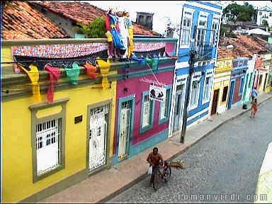 Colourful downtown Olinda