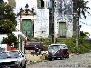 Outside Olinda church