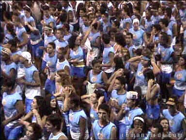 The uniformed crowd of a Trio