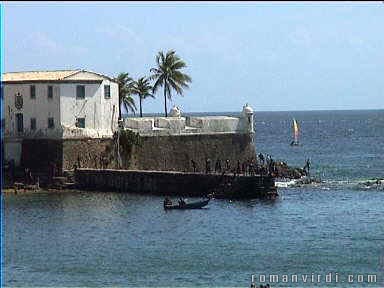 Forte Santa Maria just out of our Pousada at Barra/Salvador