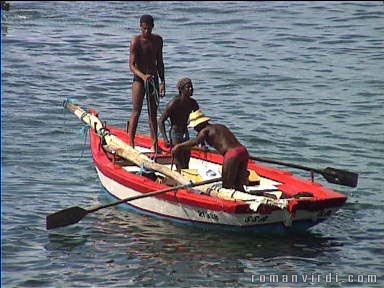 Boat off Barra