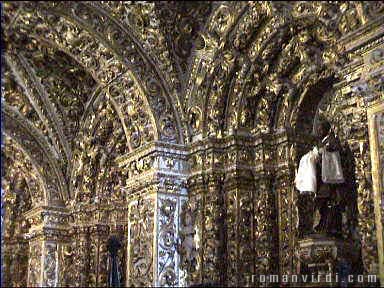 Sño Francisco Church is full of gold