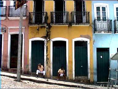 Steep street on Largo do Pelourinho