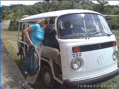 Our open tour bus through CEPLAC