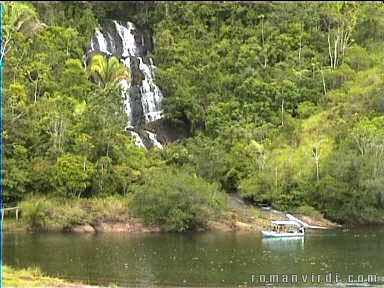 The high waterfall