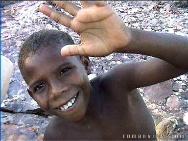 This kid was fascinated by my camera