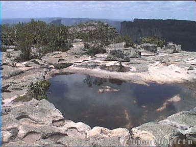 Small pool on the top of Pai Inñcio