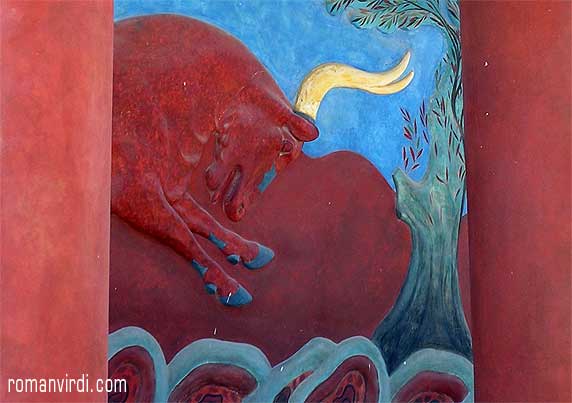 Minoan Relief Painting at Knossos