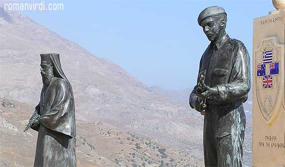 WW-2 Monument near Preveli Monastery