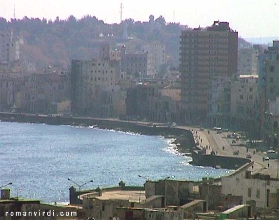 The Malecon from our hotel room