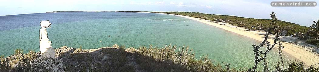 Beautiful "Las Brujas" beach on Cayo Santa Maria