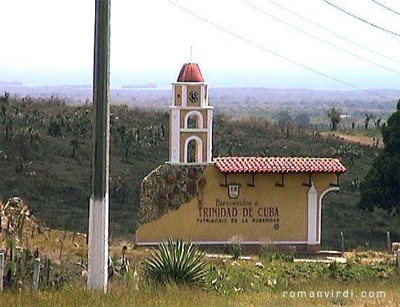 Trinidad marker showing we are close