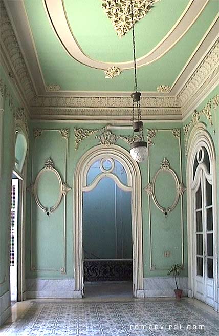 Colonial opulence inside Cienfuegos Palacio Ferrer