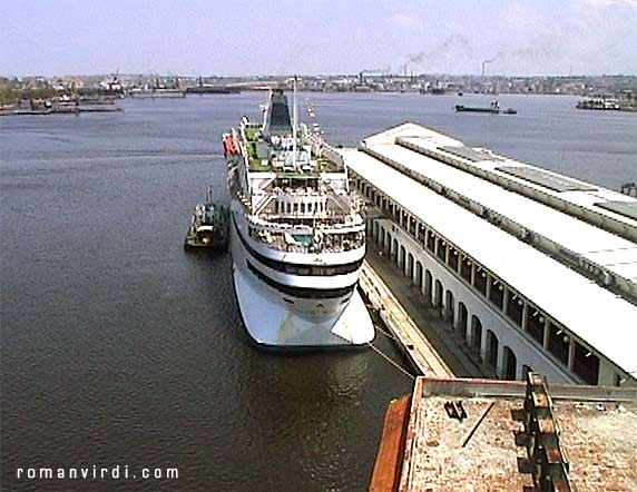 A view onto Havana's Harbour