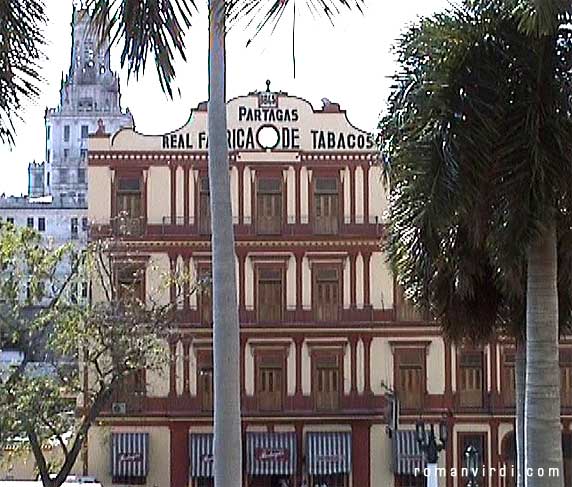 Cigar factory with store. Partagas Real Fabrica de Tabacos