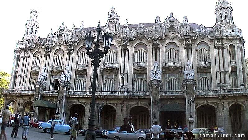 Opulent Facade of the National Theatre - Teatro Nacional