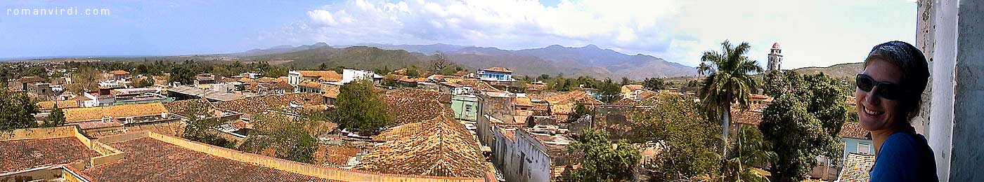 View from Trinidad Sugar Baron Mansion rooftop