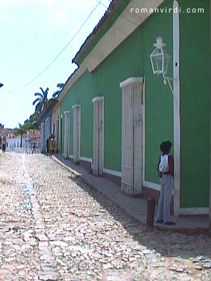 Cobbled Trinidad Street