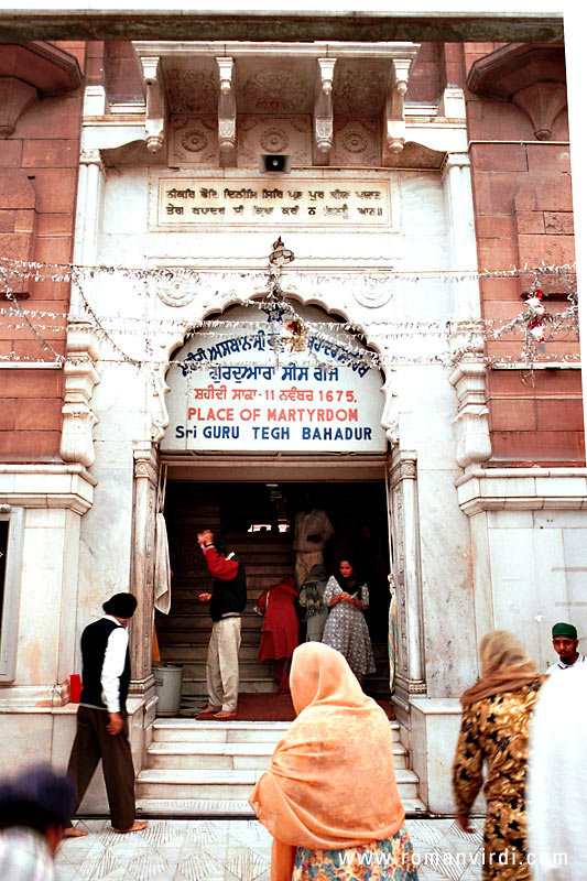 Sikh temple in Old Delhi
