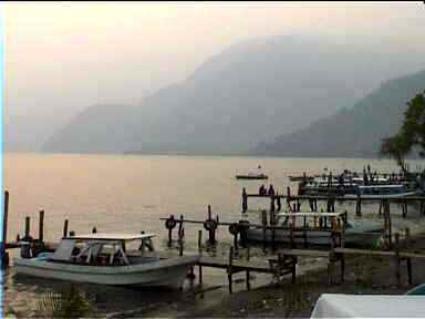 Picturesque Lake Atitlan at Panajachel