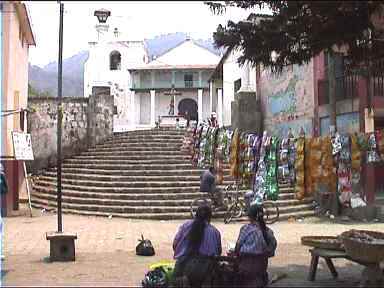 Entrance to Santiago church