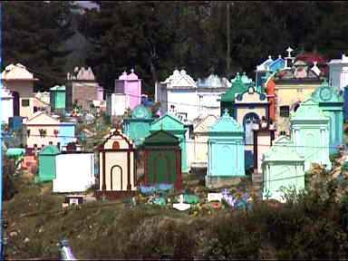Colourful ChiChi cemetery unfortunately off limits because of armed robbers