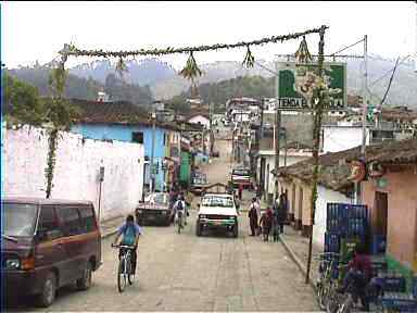 ChiChi street decoration due to Semana Santa